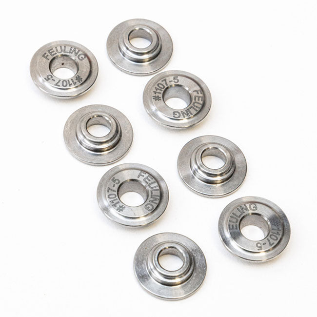 Feuling, M8 titanium top valve spring collar set -0.050"