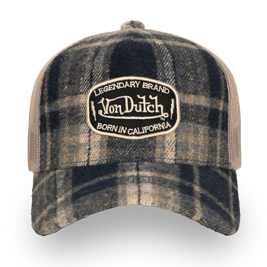 Von Dutch Carreaux cap gray