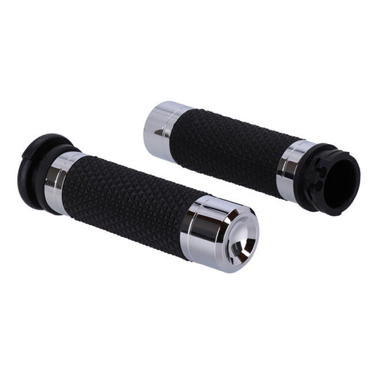 Avon Grips, K25 grips push-pull. Black chrome