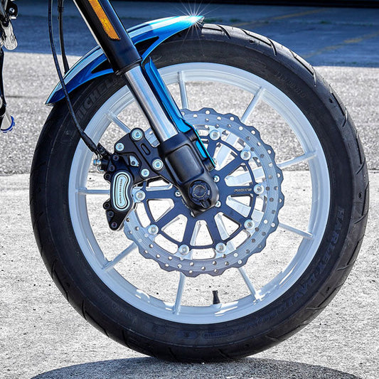 *14 DAYS EXTRA TRANSIT TIME* Rick''s Motorcycles, Clubstyle brake caliper adapters. Black