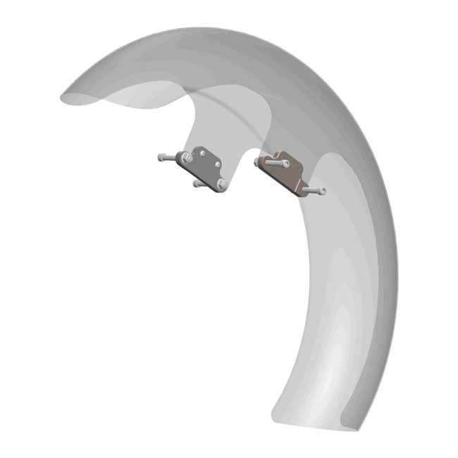 *14 DAYS EXTRA TRANSIT TIME* Rick''s Motorcycles, front fender Touring spacer kit. Black