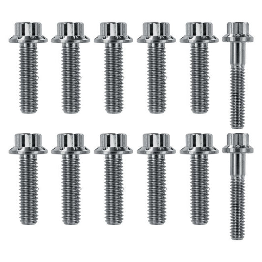 Arlen Ness, transm. side cover & trap door 12-point bolt kit