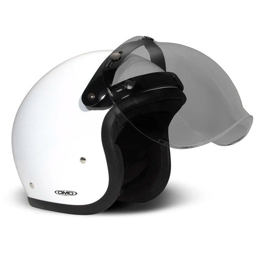 DMD Flip-up bubble visor light smoke