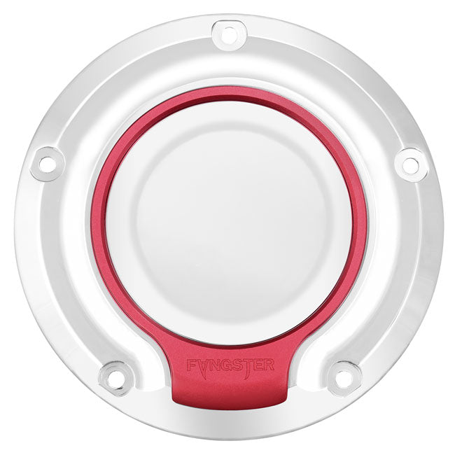 Fangster, derby cover. Chrome Red