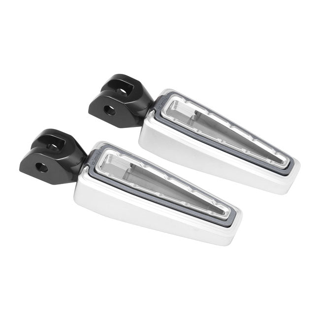 Fangster, foot pegs. Chrome smoky