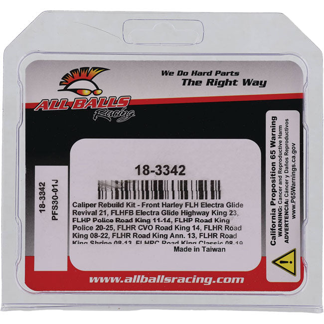 All Balls, caliper rebuild kit Front DD