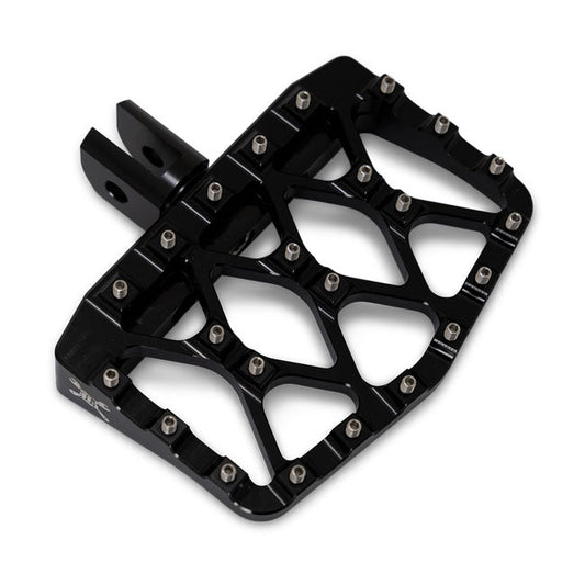 Burly, MX-Evolution mini rider floorboards. Black