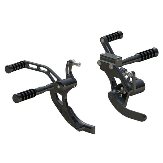 *14 DAYS EXTRA TRANSIT TIME* Rick''s Motorcycles, +4" Forw. control kit. O-Ring. Black