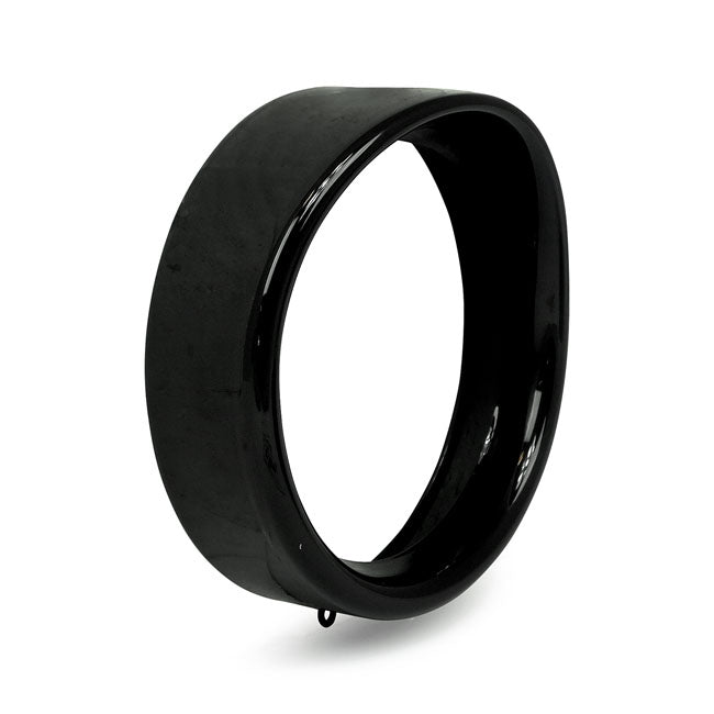 Recessed trim ring with visor 7" headlamp