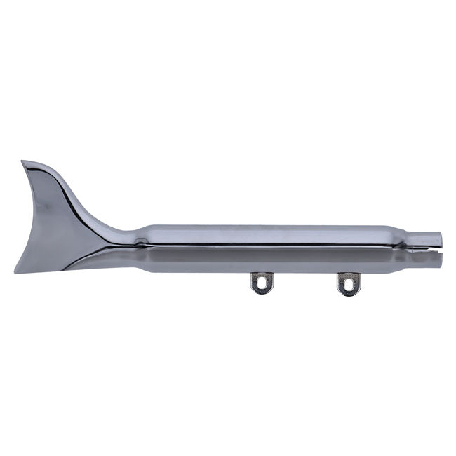 Paughco, Replacement muffler. Fishtail. Chrome