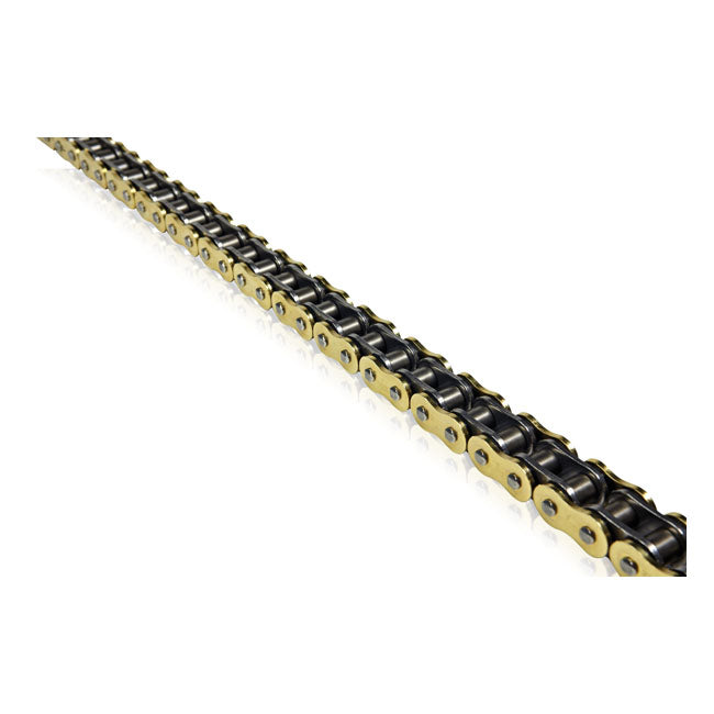 Tsubaki, 530 RQ1 X-ring chain. Gold. 120 links