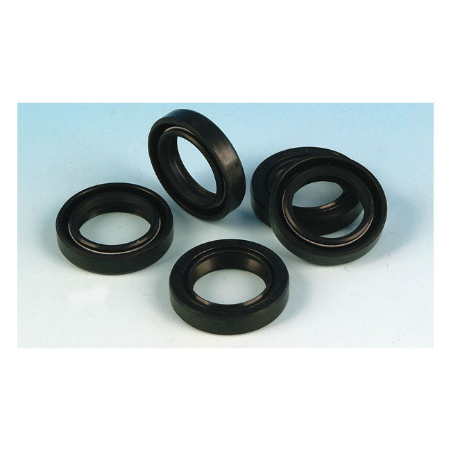 James, oil seal starter shaft. Dual lip