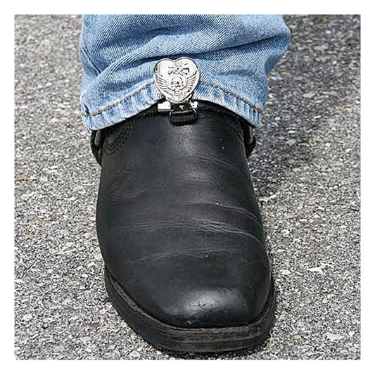 Ryder Front clips Heart/Skull