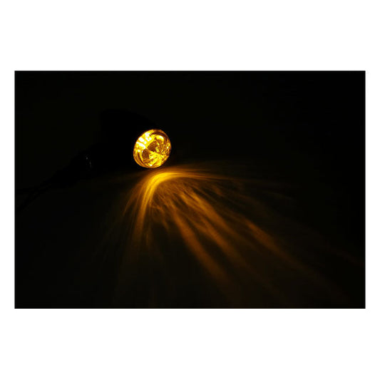 Micro bullet LED turn signals, black