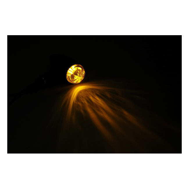 Micro bullet LED turn signals, black