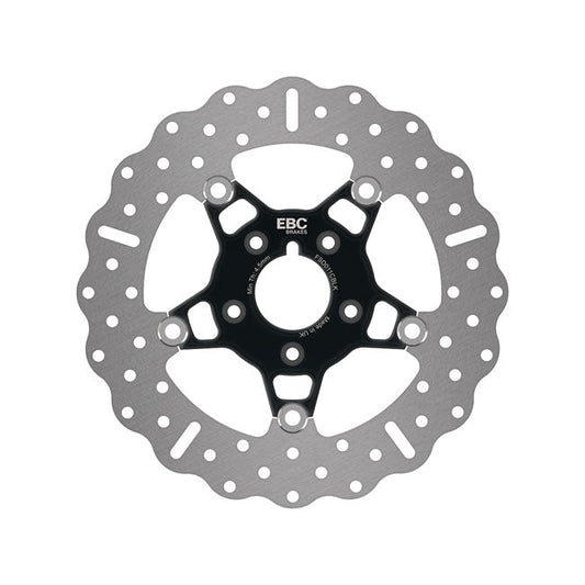 EBC, 5-Button Contour stainless floating brake rotor Front
