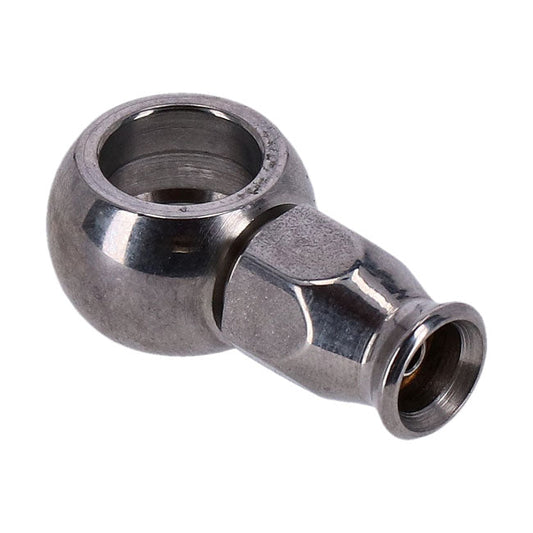 Goodridge, 7/16" (11mm) banjo fitting short neck. Stainless