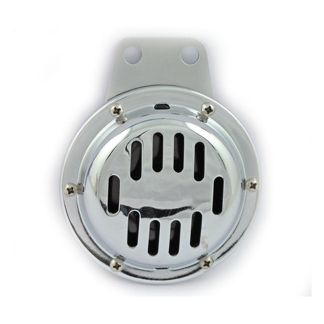 Chris Products, 4" custom horn. 12-Volt. Chrome