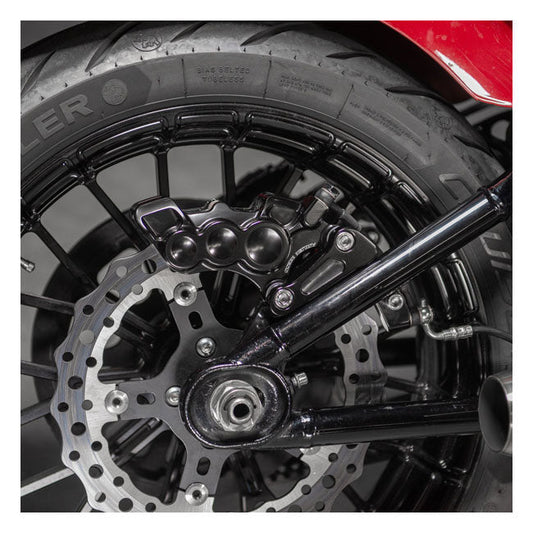 Arlen Ness, Softail rear caliper bracket. All black