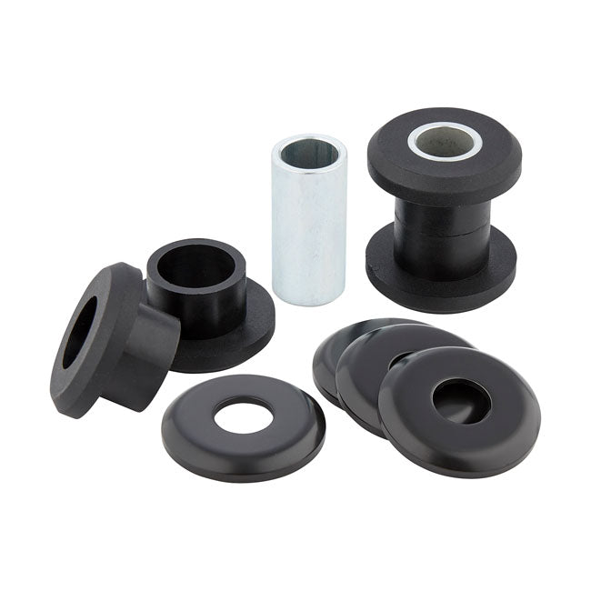 Arlen Ness, handlebar dampening kit Harder Black washers