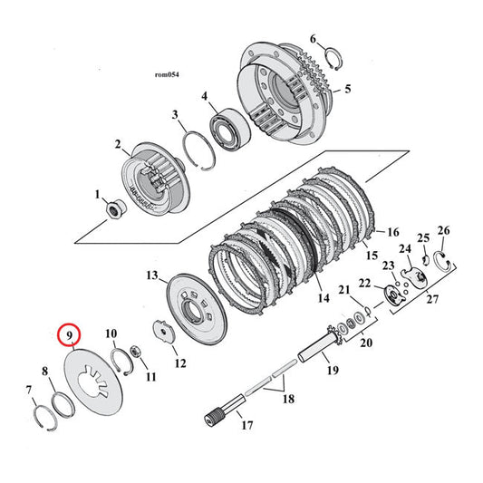 Barnett, diaphragm clutch spring Heavy Duty