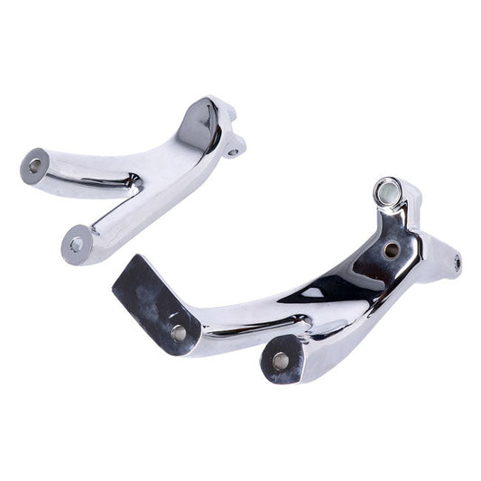 M8 Softail floorboard to foot peg conversion bracket set