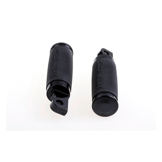 Cult-Werk, ''Racing'' rider foot & shift peg set. Gloss black