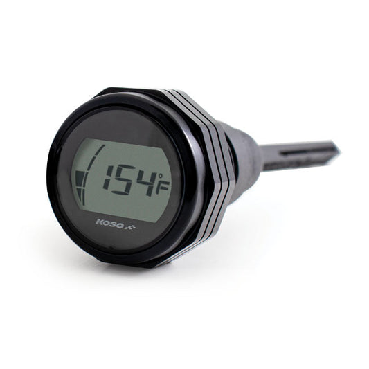 KOSO, oil tank dipstick with display Black body
