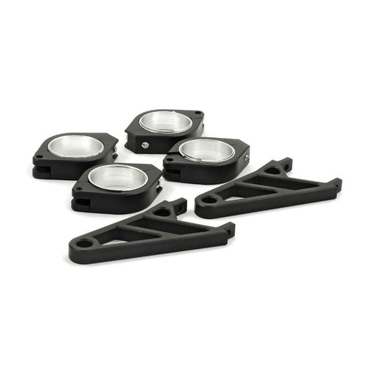 Fingers, adj. headlamp bracket assembly 42-43mm. Black