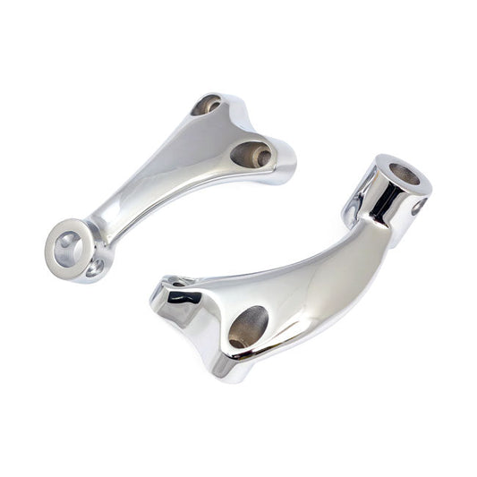XL forward control foot peg support set