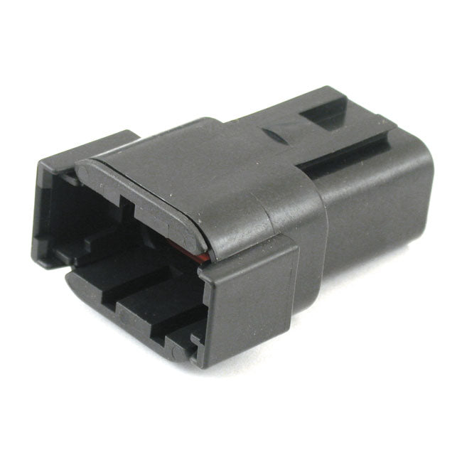 NAMZ, Deutsch DTM connector. Black, receptacle, 8-pins