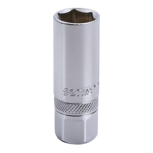 Sonic, spark plug socket with clip. 16mm