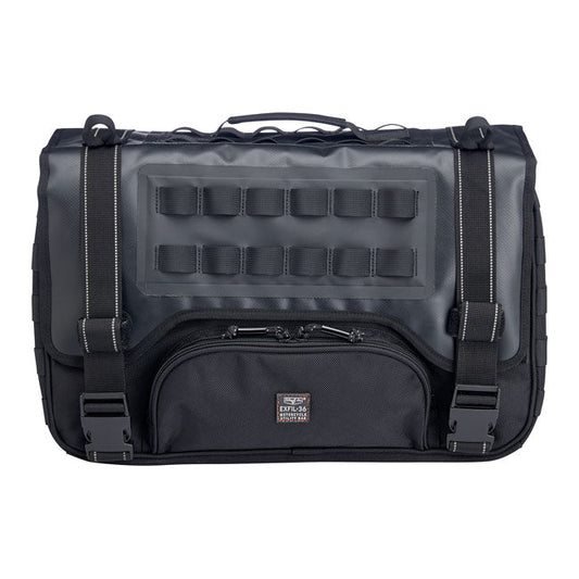 Biltwell, Exfil-36 throw-over saddlebags. Black