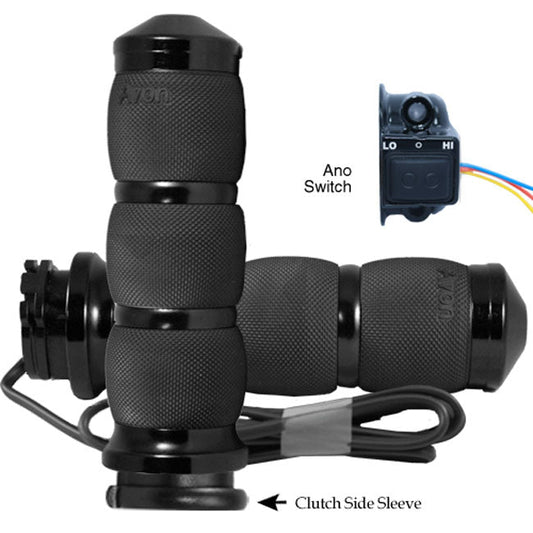Avon, Heated Air Cushion Grips, Black Anodized , e- Throttle