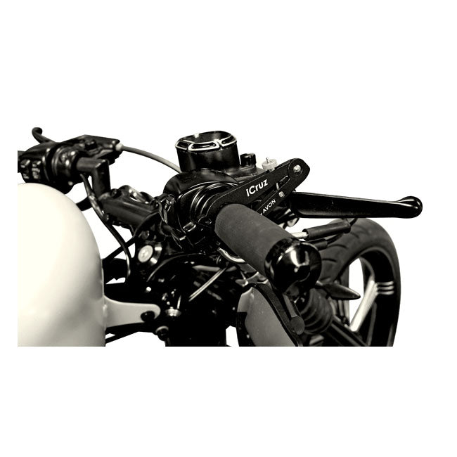 Avon, ICruz throttle lock. Black anodized