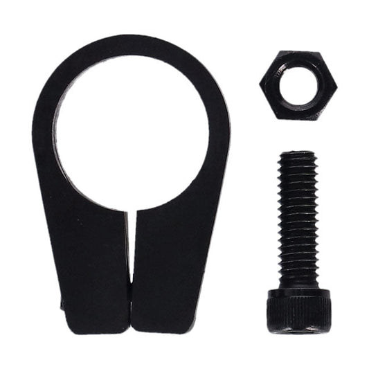 Jagg, universal oil cooler clamp. 1-1/8", black