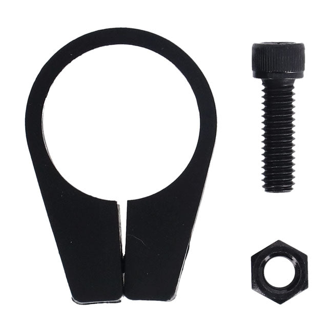 Jagg, universal oil cooler clamp. 1-1/4", black