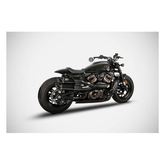 Zard, Sportster S GT exhaust system. Matte black