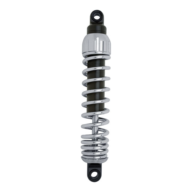PS, 444 series shock set. 11.5". Heavy Duty. Chrome