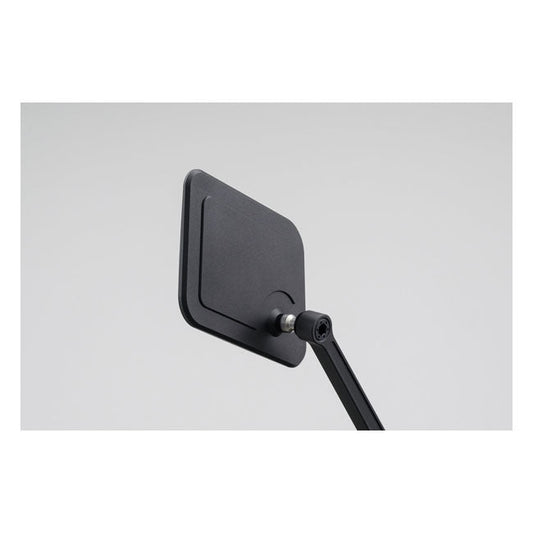 Daytona, D-Mirror-20, Flat Mirror. Square. Black. Right side