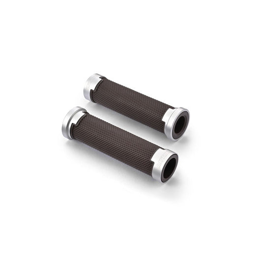Daytona, Base grip set. Brown / Silver