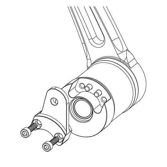 Arlen Ness, brake arm adapter. Black