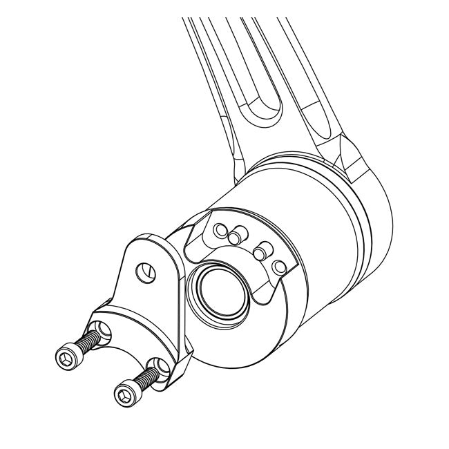 Arlen Ness, brake arm adapter. Black
