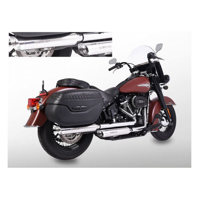*2 WEEKS EXTRA TRANSIT TIME* Miller, Independence slip-on mufflers. Euro 4. Polished