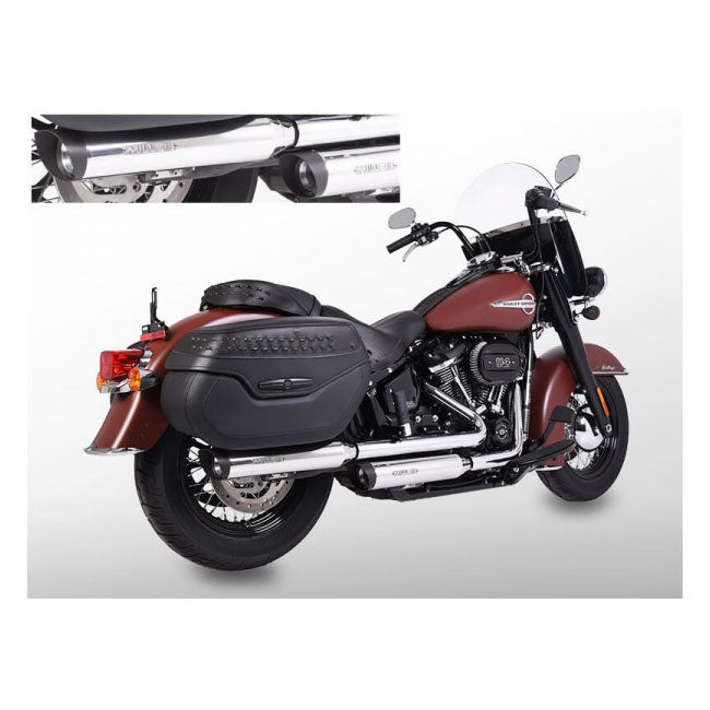 *2 WEEKS EXTRA TRANSIT TIME* Miller, Independence slip-on mufflers. Euro 4. Polished