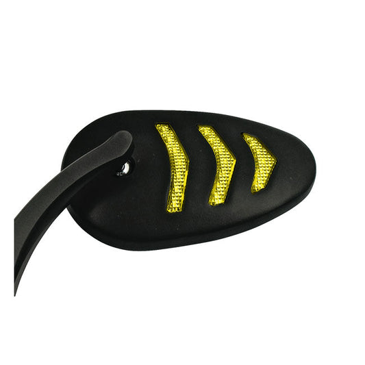LED billet turn signal mirror set