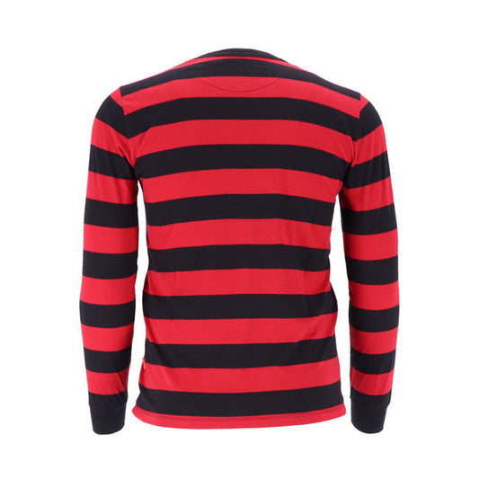 13 1/2 Behind Bars long sleeve red/black