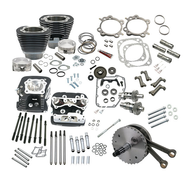 S&S, 124" hot set-up kit with heads