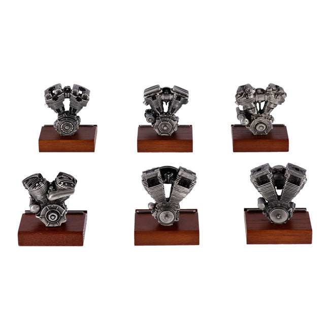 V-Twin Mfg, cast pewter motor model V-Twin engines