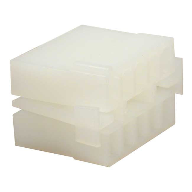 NAMZ, AMP/TE connector. White, receptacle, 10-pins